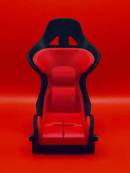 Racing seat phone stand 3D printed by Mogi3D